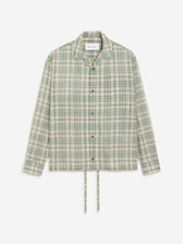 Ami Paris Hombre Barcelona Camisa Cuadros color Verde Menta sku 531-006732 01 - Foto 1