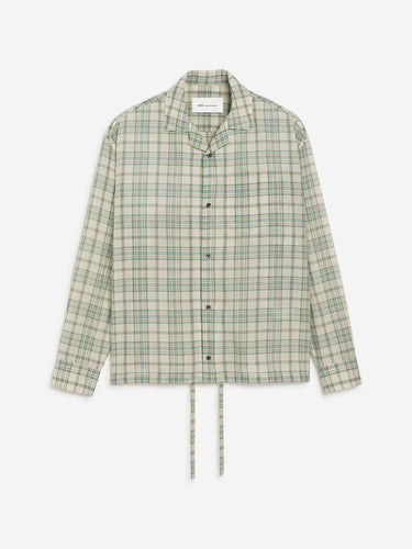 Ami Paris Hombre Barcelona Camisa Cuadros color Verde Menta sku 531-006732 01 - Foto 1