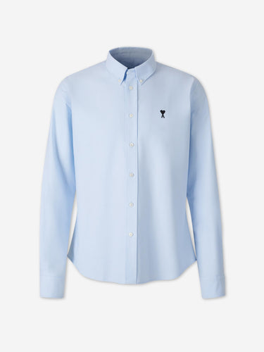 Ami Paris Hombre Barcelona Camisa Casual Algodón color Azul Celeste sku 531-006739 01 - Foto 1