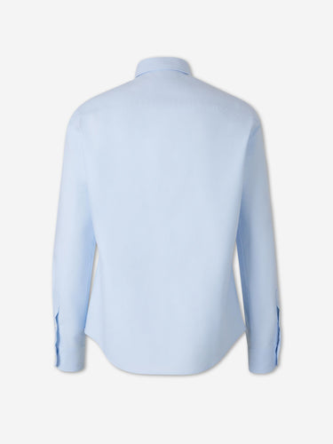 Ami Paris Hombre Barcelona Camisa Casual Algodón color Azul Celeste sku 531-006739 01 - Foto 2