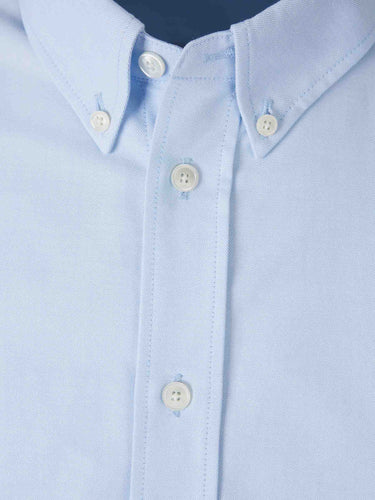 Ami Paris Hombre Barcelona Camisa Casual Algodón color Azul Celeste sku 531-006739 01 - Foto 3