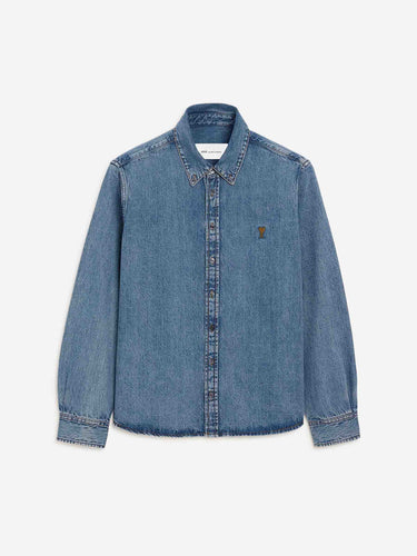 Ami Paris Hombre Barcelona Camisa Denim Casual color Azul Denim sku 531-006740 01 - Foto 1