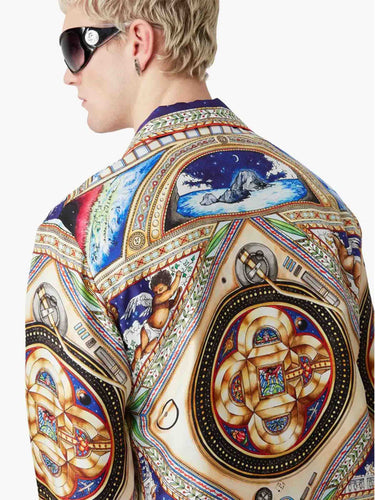 Casablanca Hombre Barcelona Camisa Estampada Seda color Multicolor sku 531-006744 01 - Foto 5
