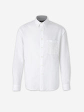 Canali Hombre Barcelona Camisa Casual Bordada color Blanco sku 531-006746 01 - Foto 1