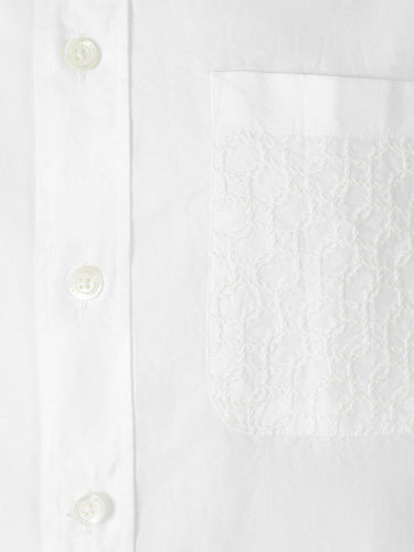 Canali Hombre Barcelona Camisa Casual Bordada color Blanco sku 531-006746 01 - Foto 3
