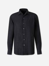 Brioni Hombre Barcelona Camisa Lisa Marcellino color Gris Antracita sku 531-006748 01 - Foto 1
