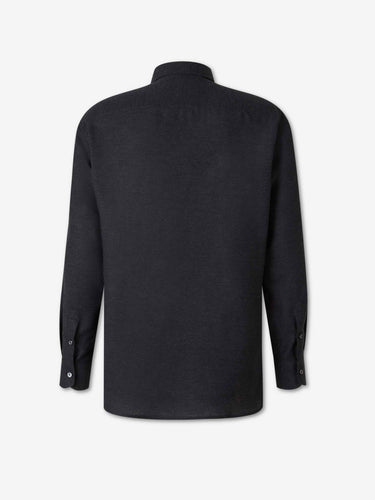 Brioni Hombre Barcelona Camisa Lisa Marcellino color Gris Antracita sku 531-006748 01 - Foto 2