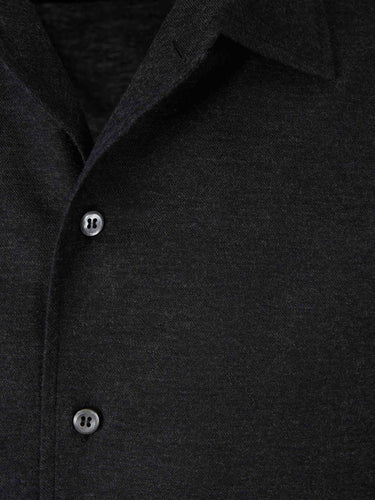 Brioni Hombre Barcelona Camisa Lisa Marcellino color Gris Antracita sku 531-006748 01 - Foto 3