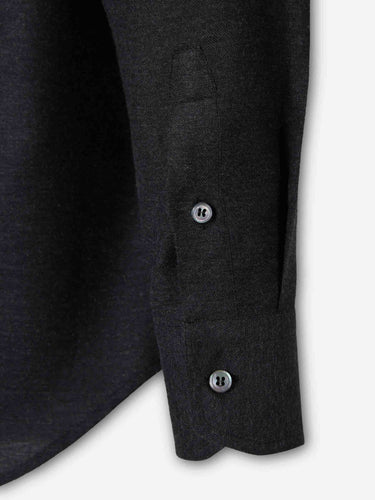 Brioni Hombre Barcelona Camisa Lisa Marcellino color Gris Antracita sku 531-006748 01 - Foto 4