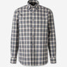 Brioni Hombre Barcelona Camisa Cuadros Algodón color Gris sku 531-006749 01 - Foto 1
