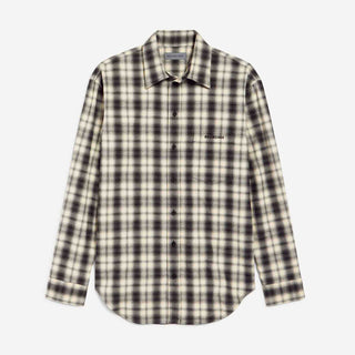 Balenciaga Hombre Barcelona Camisa Franela Cuadros color Blanco Y Negro sku 531-006751 01 - Foto 1