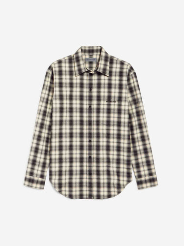 Balenciaga Hombre Barcelona Camisa Franela Cuadros color Blanco Y Negro sku 531-006751 01 - Foto 1