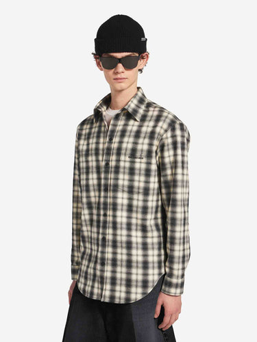 Balenciaga Hombre Barcelona Camisa Franela Cuadros color Blanco Y Negro sku 531-006751 01 - Foto 2
