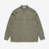 Acne Studios Hombre Barcelona Camisa Oversized Logo color Verde Militar sku 531-006756 01 - Foto 1