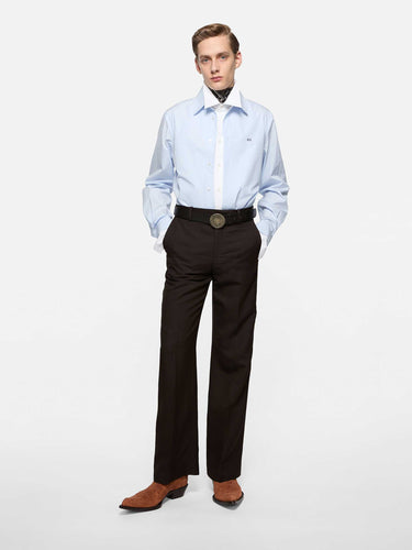 Acne Studios Hombre Barcelona Camisa Capas Algodón color Azul Celeste sku 531-006757 01 - Foto 2