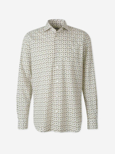 Vincenzo di Ruggiero Hombre Barcelona Camisa Estampada Algodón color Verde sku 531-006758 02 - Foto 1