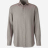 Brunello Cucinelli Hombre Barcelona Camisa Lisa Algodón color Taupe sku 531-006765 02 - Foto 1