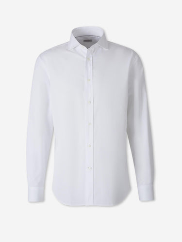 Brunello Cucinelli Hombre Barcelona Camisa Lisa Vestir color Blanco sku 531-006766 01 - Foto 1