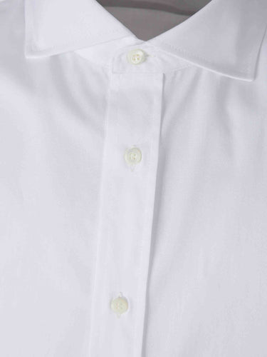 Brunello Cucinelli Hombre Barcelona Camisa Lisa Vestir color Blanco sku 531-006766 01 - Foto 3