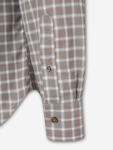 Canali Hombre Barcelona Camisa Cuadros Algodón color Gris sku 531-006773 01 - Foto 4