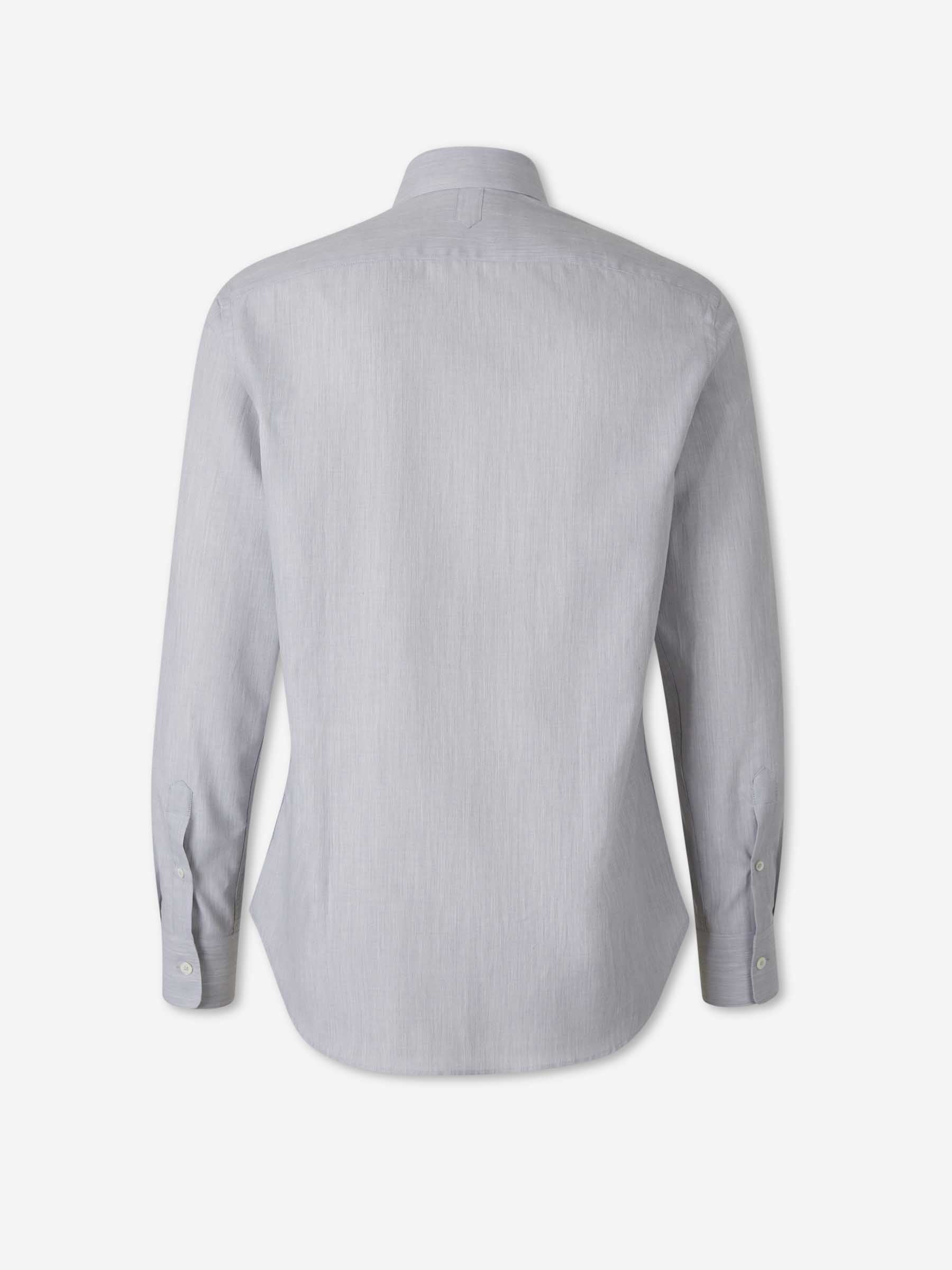 Canali Hombre Barcelona Camisa de Vestir Algodón color Gris Claro sku 531-006775 01 - Foto 2