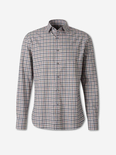 Canali Hombre Barcelona Camisa Cuadros Algodón color Multicolor sku 531-006777 02 - Foto 1