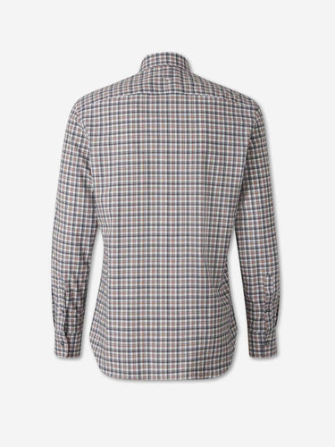 Canali Hombre Barcelona Camisa Cuadros Algodón color Multicolor sku 531-006777 02 - Foto 2