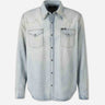 Amiri Hombre Barcelona Camisa Denim Western color Azul Denim Claro sku 531-006781 01 - Foto 1
