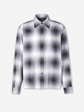 Amiri Hombre Barcelona Camisa Estampada Cuadros color Blanco Y Negro sku 531-006782 01 - Foto 1