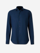 Santa Eulalia Hombre Barcelona Camisa Lisa Algodón color Azul Marino sku 531-006784 01 - Foto 1