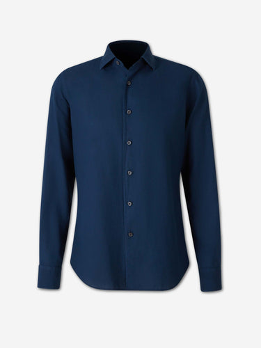 Santa Eulalia Hombre Barcelona Camisa Lisa Algodón color Azul Marino sku 531-006784 01 - Foto 1