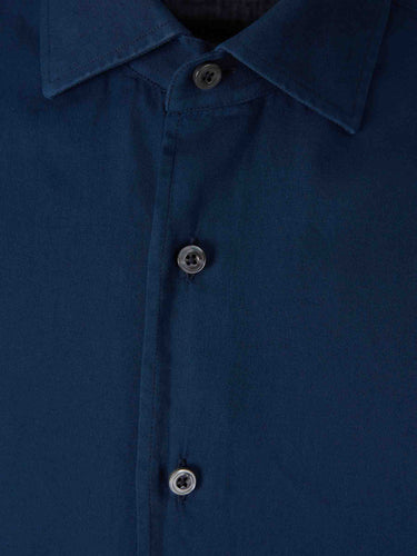 Santa Eulalia Hombre Barcelona Camisa Lisa Algodón color Azul Marino sku 531-006784 01 - Foto 3