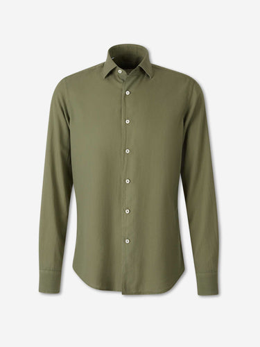 Santa Eulalia Hombre Barcelona Camisa Lisa Algodón color Verde sku 531-006784 02 - Foto 1