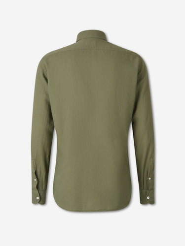 Santa Eulalia Hombre Barcelona Camisa Lisa Algodón color Verde sku 531-006784 02 - Foto 2