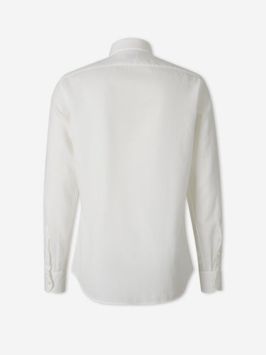 Santa Eulalia Hombre Barcelona Camisa Lisa Algodón color Blanco sku 531-006784 03 - Foto 2