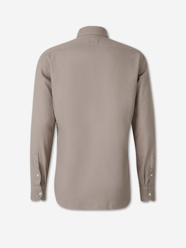 Santa Eulalia Hombre Barcelona Camisa Lisa Algodón color Gris sku 531-006784 04 - Foto 2