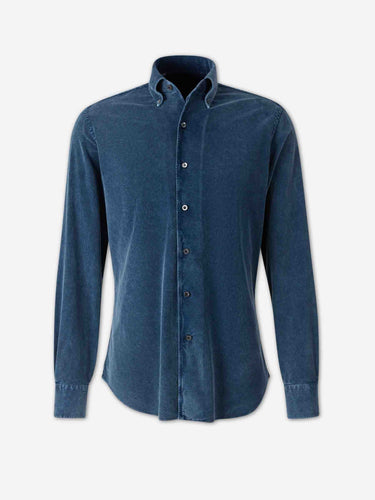 Santa Eulalia Hombre Barcelona Camisa Pana Algodón color Azul Marino sku 531-006785 01 - Foto 1