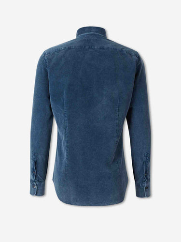 Santa Eulalia Hombre Barcelona Camisa Pana Algodón color Azul Marino sku 531-006785 01 - Foto 2