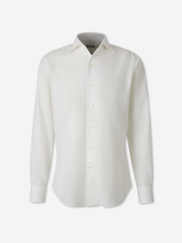 Santa Eulalia Hombre Barcelona Camisa Lisa Algodón color Blanco sku 531-006787 01 - Foto 1