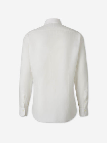 Santa Eulalia Hombre Barcelona Camisa Lisa Algodón color Blanco sku 531-006787 01 - Foto 2