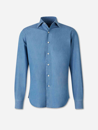 Santa Eulalia Hombre Barcelona Camisa Denim Algodón color Azul Denim sku 531-006788 01 - Foto 1
