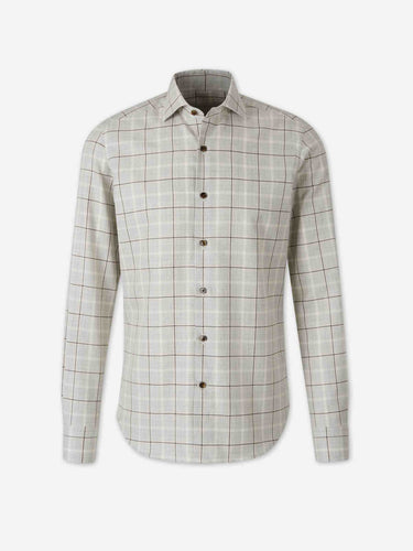 Santa Eulalia Hombre Barcelona Camisa Cuadros Algodón color Gris Claro sku 531-006794 01 - Foto 1