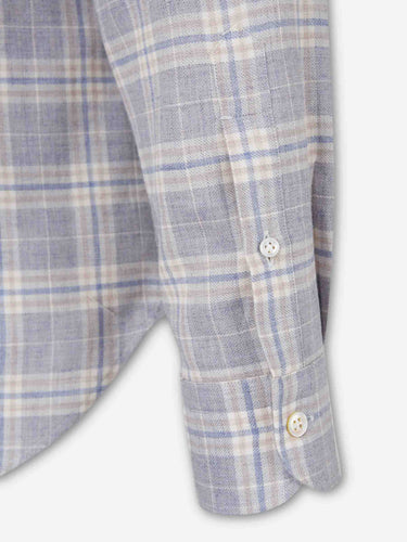 Vincenzo di Ruggiero Hombre Barcelona Camisa Algodón Lana color Verde sku 531-006799 01 - Foto 4