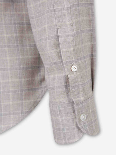 Vincenzo di Ruggiero Hombre Barcelona Camisa Lana Algodón color Verde sku 531-006801 01 - Foto 4
