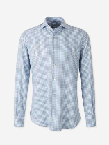 Santa Eulalia Hombre Barcelona Camisa Cuadros Algodón color Azul Marino sku 531-006822 01 - Foto 1