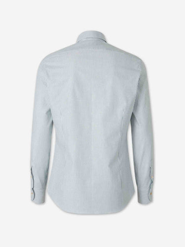 Santa Eulalia Hombre Barcelona Camisa Listada Algodón color Verde sku 531-006823 01 - Foto 2