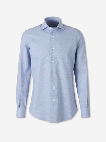 Santa Eulalia Hombre Barcelona Camisa Estampada Algodón color Azul Celeste sku 531-006828 02 - Foto 1