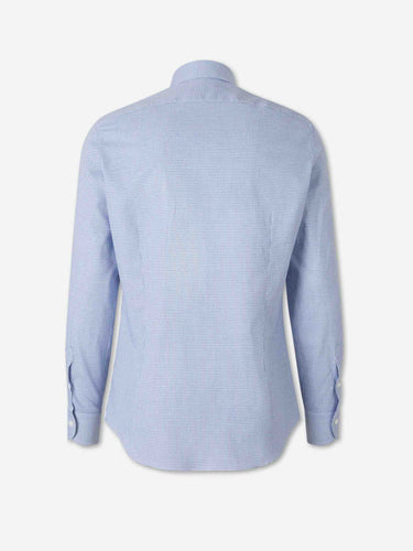 Santa Eulalia Hombre Barcelona Camisa Estampada Algodón color Azul Celeste sku 531-006828 02 - Foto 2