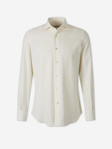 Santa Eulalia Hombre Barcelona Camisa Lisa Algodón color Blanco sku 531-006829 01 - Foto 1