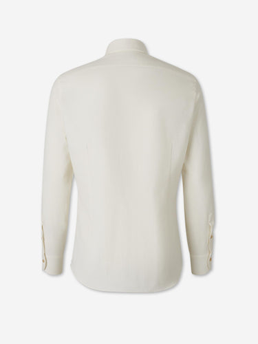 Santa Eulalia Hombre Barcelona Camisa Lisa Algodón color Blanco sku 531-006829 01 - Foto 2